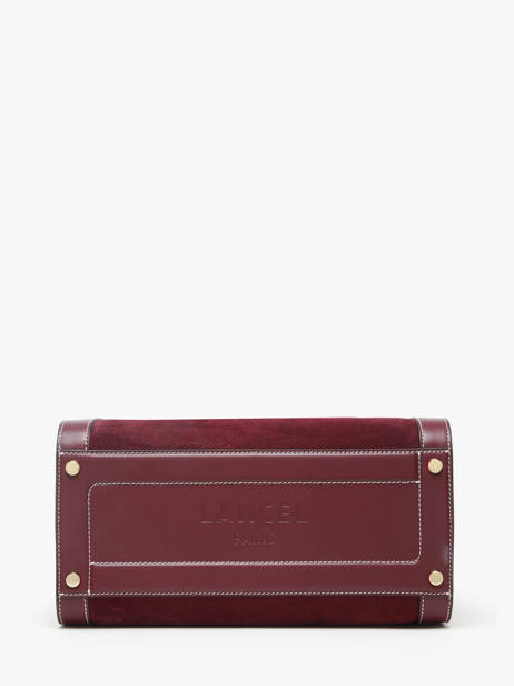 Bowlingtas M Bcbg Suède Leder Lancel Violet bcbg A13693 ander zicht 5